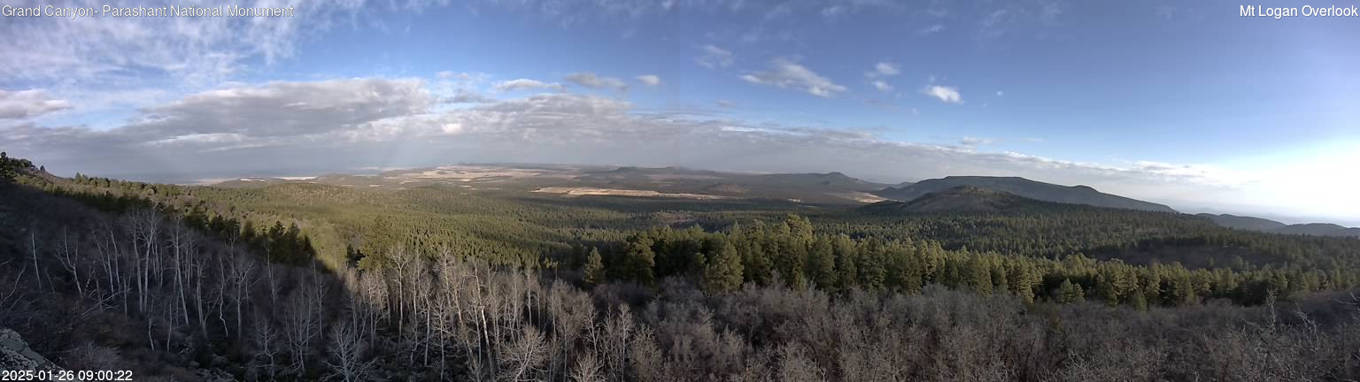 time-lapse frame, Mt Logan webcam