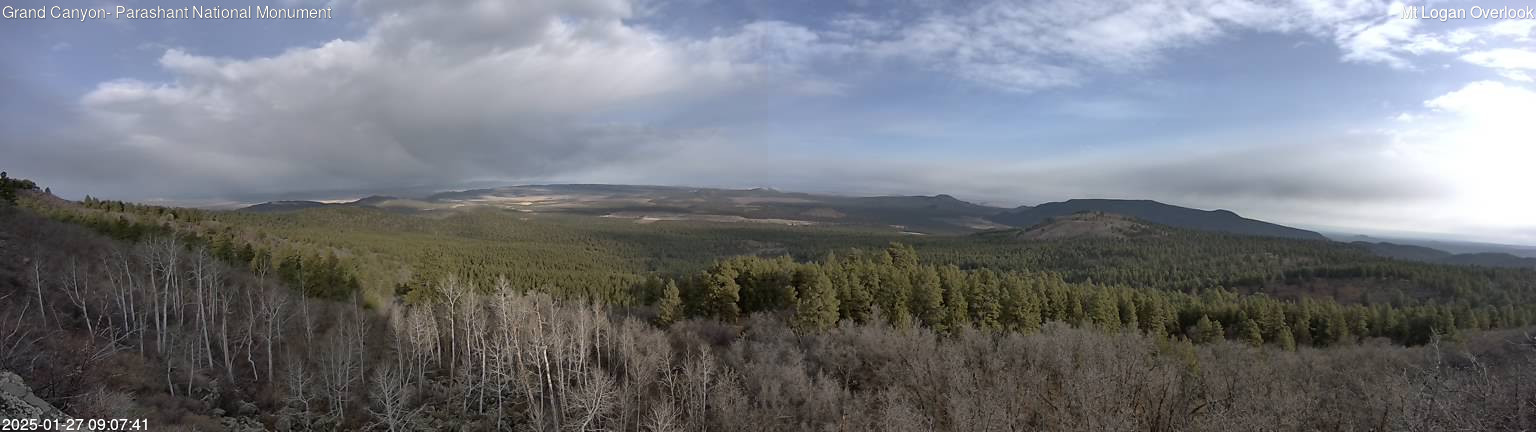 time-lapse frame, Mt Logan webcam