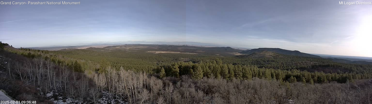 time-lapse frame, Mt Logan webcam