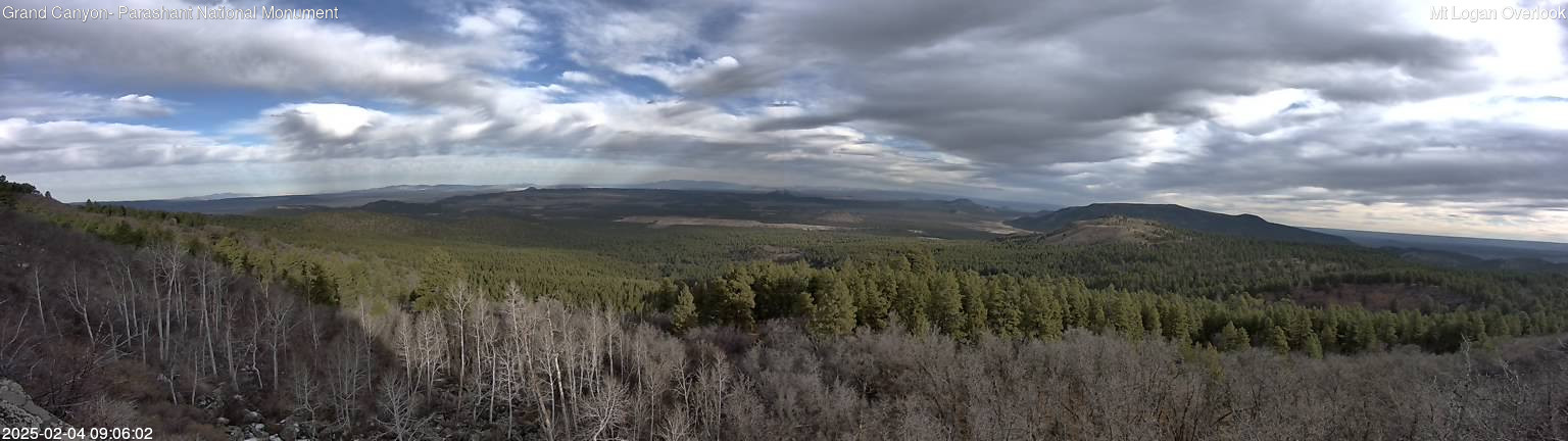 time-lapse frame, Mt Logan webcam