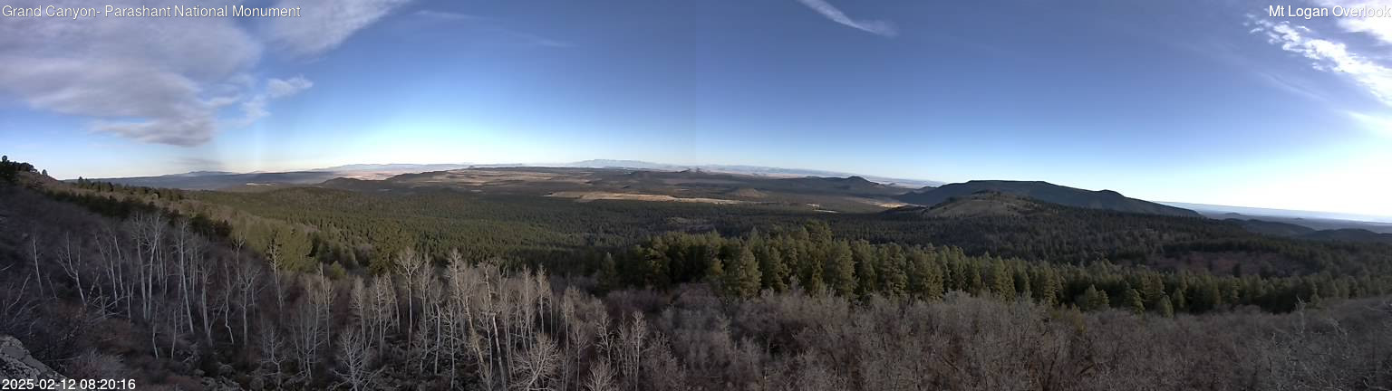 time-lapse frame, Mt Logan webcam