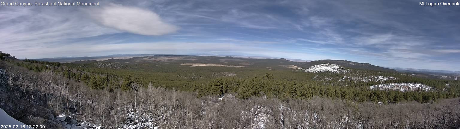 time-lapse frame, Mt Logan webcam