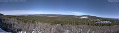 view from Mt Logan on 2025-02-17