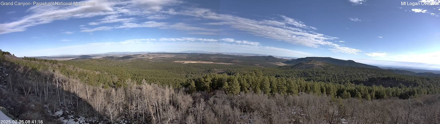 time-lapse frame, Mt Logan webcam