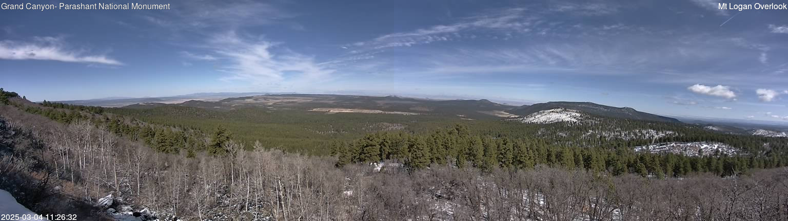 time-lapse frame, Mt Logan webcam