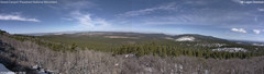 view from Mt Logan on 2025-03-03