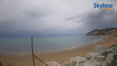 view from San Stefanos North West Corfu Webcam on 2024-04-15