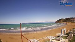view from San Stefanos North West Corfu Webcam on 2024-04-25