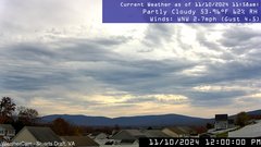 view from Stuarts Draft, VA on 2024-11-10