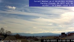 view from Stuarts Draft, VA on 2025-02-10