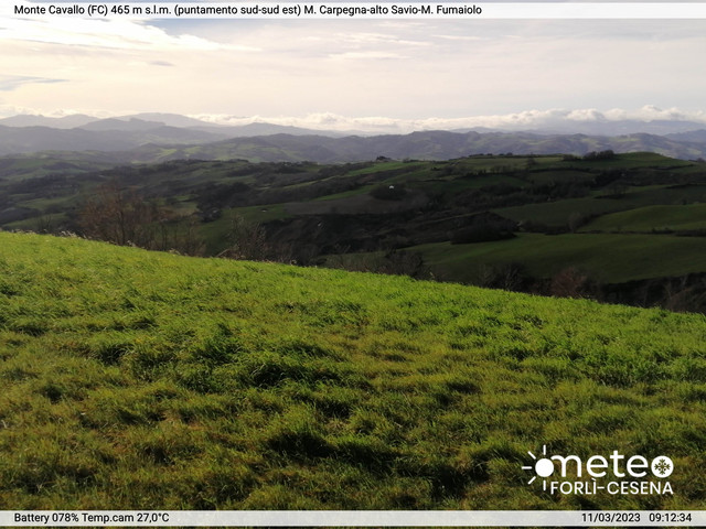 time-lapse frame, Monte Cavallo Sud-Est webcam