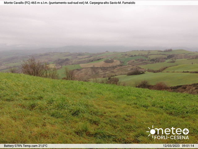 time-lapse frame, Monte Cavallo Sud-Est webcam