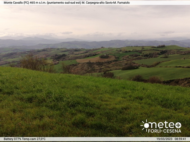 time-lapse frame, Monte Cavallo Sud-Est webcam