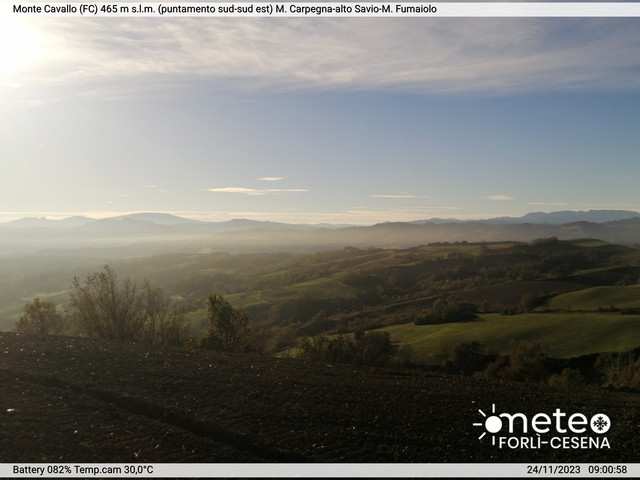 time-lapse frame, Monte Cavallo Sud-Est webcam