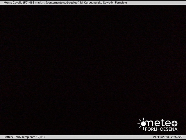 time-lapse frame, Monte Cavallo Sud-Est webcam