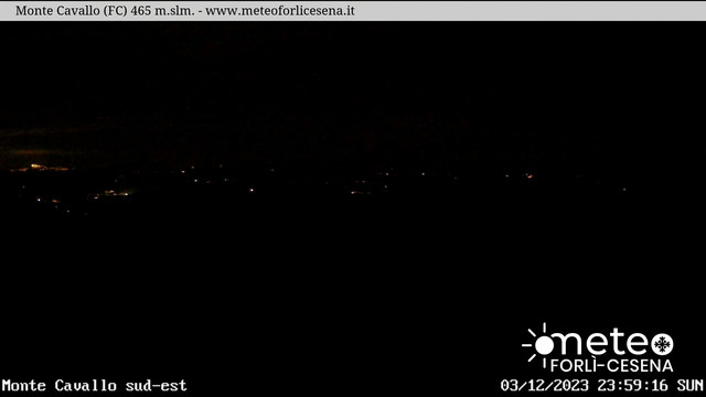 time-lapse frame, Monte Cavallo Sud-Est webcam