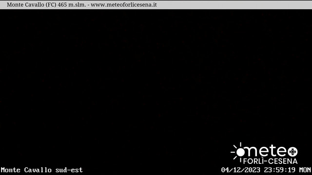 time-lapse frame, Monte Cavallo Sud-Est webcam