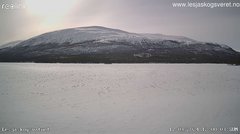 view from Lesjaskogsvatnet on 2024-03-17