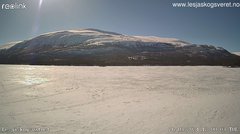 view from Lesjaskogsvatnet on 2024-03-26