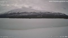 view from Lesjaskogsvatnet on 2024-04-01