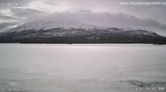 view from Lesjaskogsvatnet on 2024-04-23