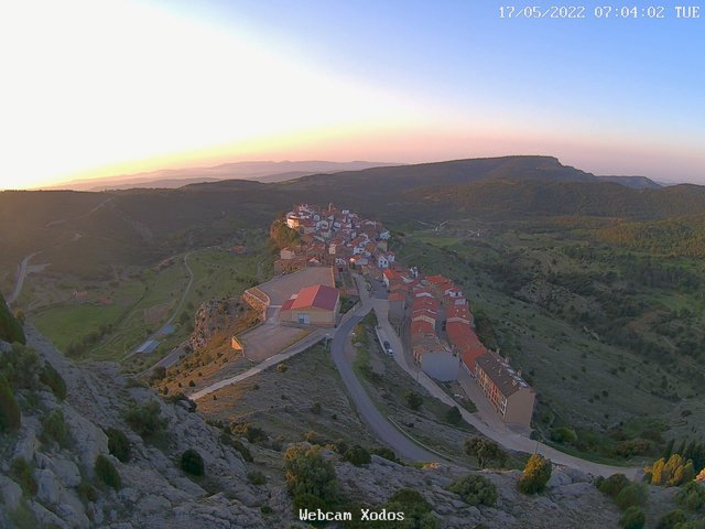 time-lapse frame, Xodos - Sant Cristòfol (Vista SE) webcam