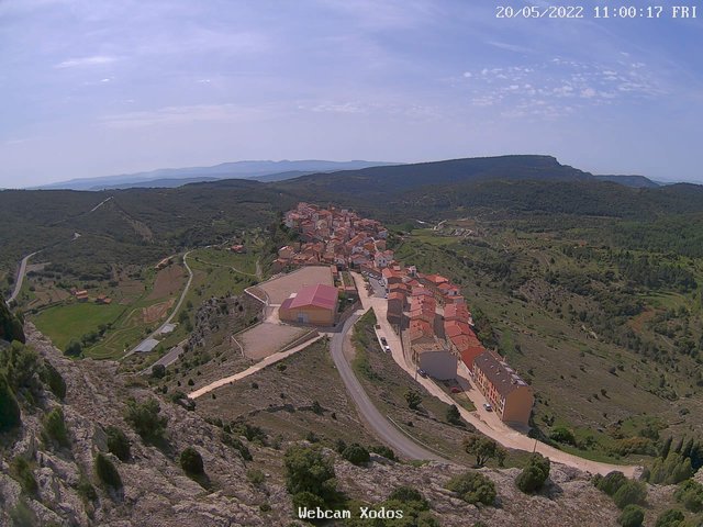 time-lapse frame, Xodos - Sant Cristòfol (Vista SE) webcam