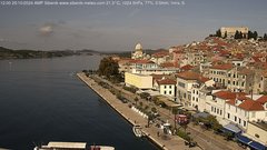 view from Šibenik hotel on 2024-10-25