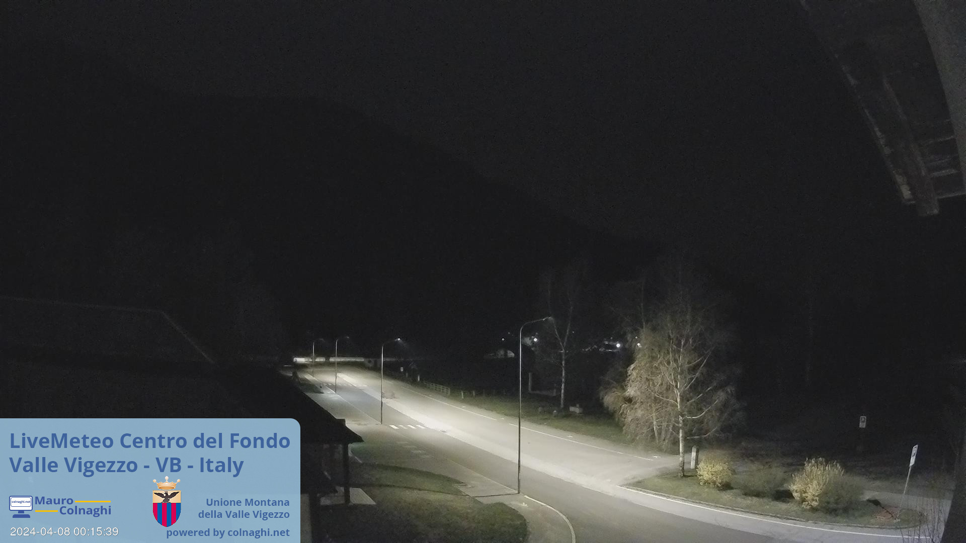 time-lapse frame, Unione Montana Valle Vigezzo webcam